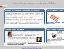 Tablet Screenshot of expandyourprivatepractice.com